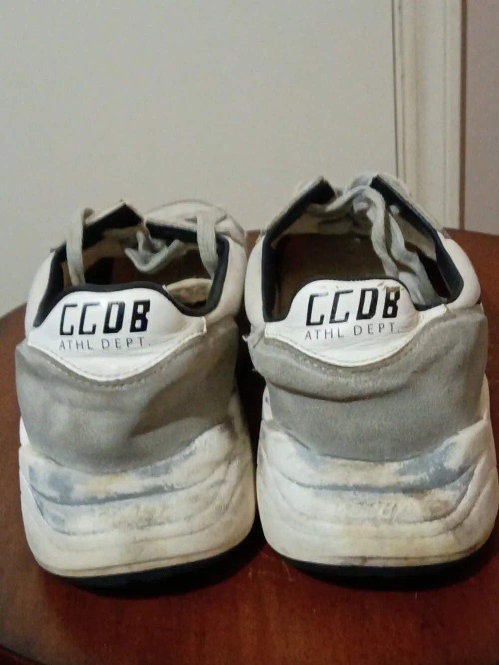 Golden Goose Running Sole Women's White Gray Sneakers EU38 US8